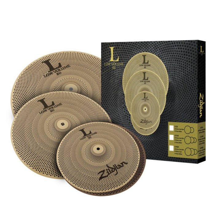 SET PLATOS ZILDJIAN LOW VOLUME L80 468