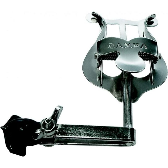 ATRIL MARCHA TROMBON PINZA SAMBA 9102 PLATEADO